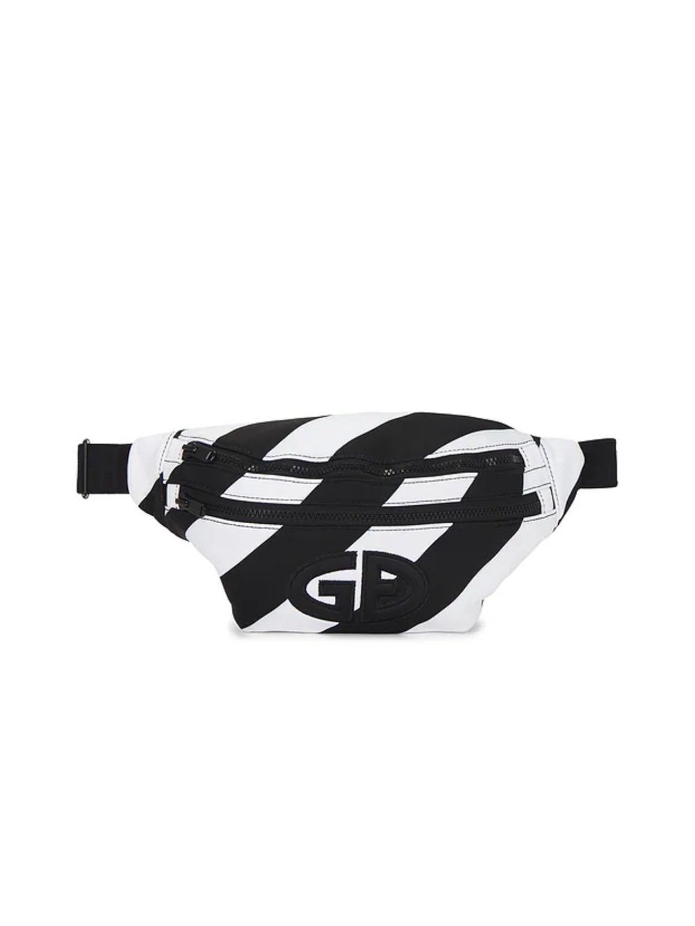 Goldbergh Forza Fanny Pack in Linea Black & White